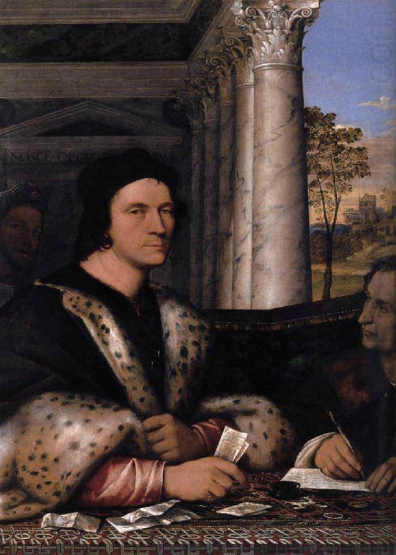 Portrait of Ferry Carondelet with his Secretaries, Sebastiano del Piombo